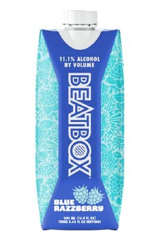 Beatbox Blue Razzberry Zero Sugar 16.9oz Juice Box